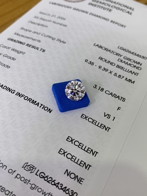কেনা 3.18CT F VS1 3EX সিভিডি সিন্থেটিক ডায়মন্ড পিয়ার কাট আইজিআই শংসাপত্র LG626434630 online manufacture