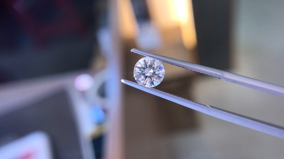 1.09CT E VVS1 ID EX HPHT ল্যাবরেটরি গ্রোথ ডায়মন্ড গোলাকার কাটা আইজিআই শংসাপত্র LG614314719