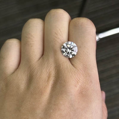 4.65CT G VS1 3EX ল্যাবরেটরিতে চাষ করা হীরা সিভিডি গোলাকার কাটা LG630433181