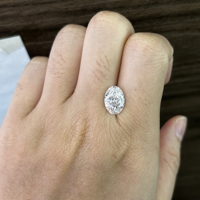 3.19ct VS1 F ওভাল কাট ল্যাবরেটরি গ্রোথ ডায়মন্ড আইজিআই সার্টিফাইড