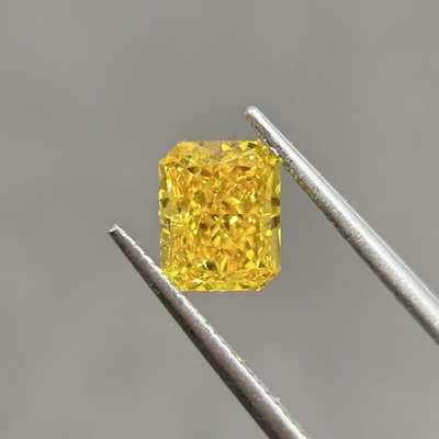 1.27ct VS1 2EX N আইজিআই হলুদ ল্যাবরেটরি গ্রোড ডায়মন্ড রেডিয়েন্ট কাট HPHT